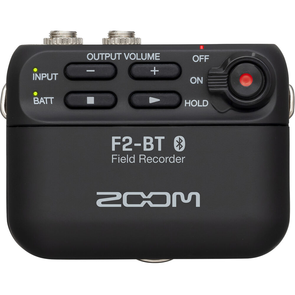 Gravador Portátil Zoom F2-BT Bluetooth com Microfone de Lapela