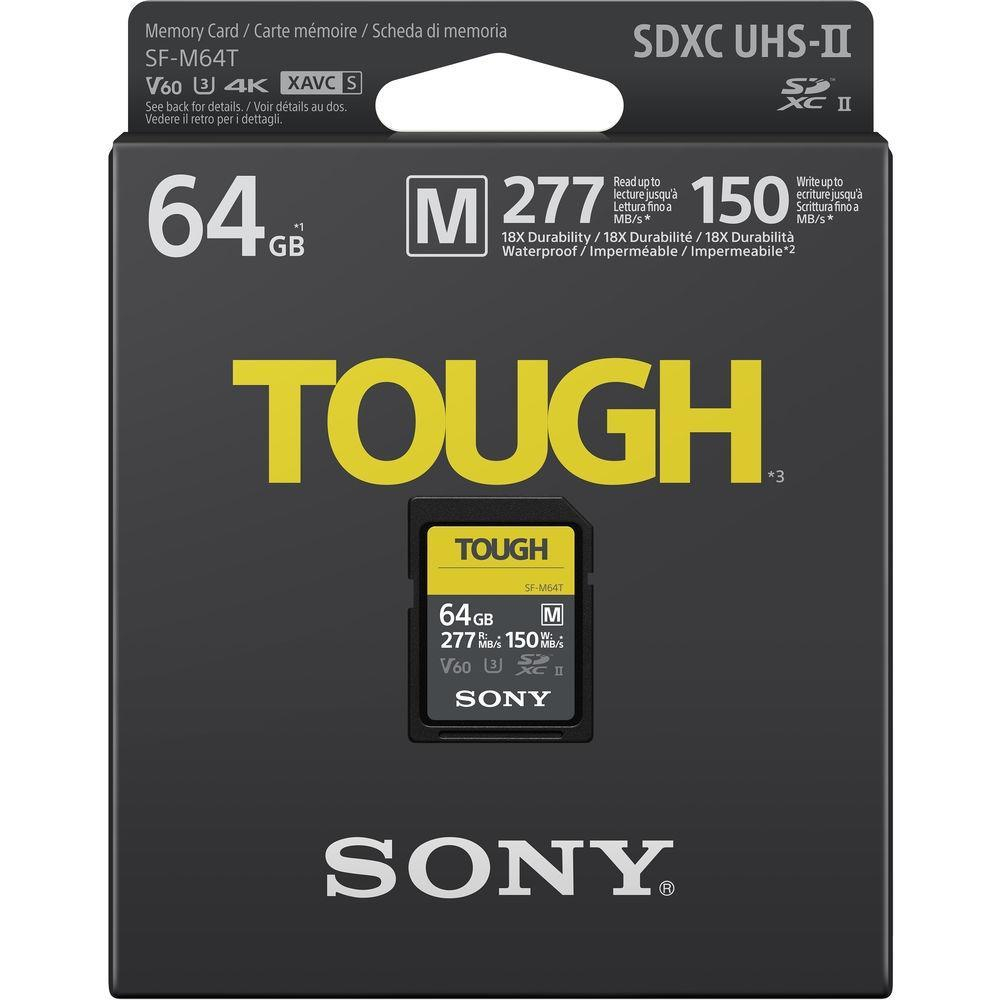 Cartão de Memória SDXC Sony SF-M TOUGH 64GB UHS-II 277MB/s