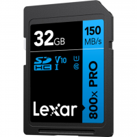 Cartão de Memória SDHC Lexar Blue 32GB 800x Pro UHS-I 150MB/s 