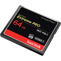 Cartão de Memória SanDisk Extreme PRO CompactFlash 64GB 160MB/s
