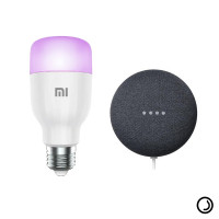 Kit Google Home Mini + Mi Smart LED Bulb Essential