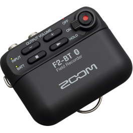 Gravador Portátil Zoom F2-BT Bluetooth com Microfone de Lapela