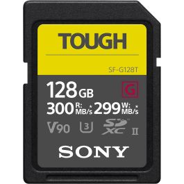 Cartão de Memória SDXC Sony SF-G TOUGH 128GB UHS-II 300MB/s