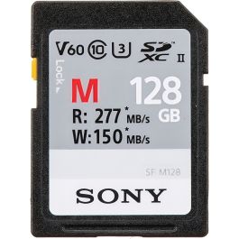 Cartão de Memória SDXC Sony SF-M 128GB UHS-II 277MB/s