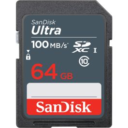 Cartão de Memória SDXC SanDisk Ultra 64GB UHS-I 100MB/s