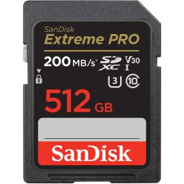 Cartão de Memória SDXC Sandisk Extreme PRO 512GB UHS-I 200MB/s