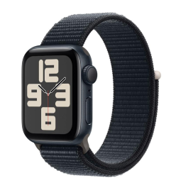 Apple Watch SE 2 44mm, GPS, Alumínio Midnight, Pulseira Loop Midnight