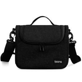 Bolsa de Ombro Impermeável para Câmera DSLR e Mirrorless Sony, Nikon e Canon (Preta) G