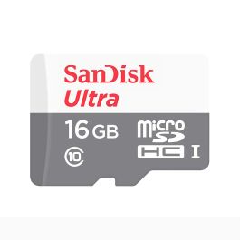 Cartão de Memória microSDHC SanDisk Ultra 16GB UHS-I 80MB/S