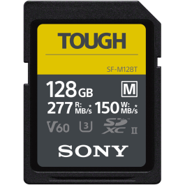 Cartão de Memória SDXC Sony SF-M TOUGH 128GB UHS-II 277MB/s