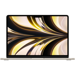 MacBook Air M2 16GB RAM 256GB SSD de 13,6" com tela Retina MC7W4 - Starlight