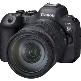 Câmera Canon EOS R6 Mark II Mirrorless com lente 24-105mm f/4 L IS USM