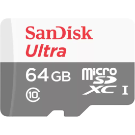 Cartão de Memória microSDXC SanDisk Ultra 64GB UHS-I 100MB/S 