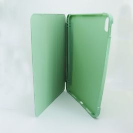 Capa Silicone iPad 10 com Suporte para Pencil -Verde Claro