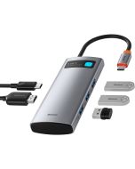 Adaptador Baseus 5 em 1 Hub Usb C HDMI