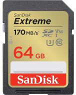 Cartão de Memória SDXC SanDisk Extreme 64GB UHS-I 170MB/s 