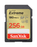 Cartão de Memória SDXC Sandisk Extreme 256GB UHS-I 180MB/s