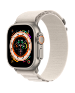 Apple Watch Ultra 49mm, Titanium, Pulseira Alpine Loop Starlight 