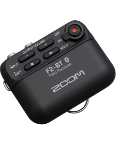 Gravador Portátil Zoom F2-BT Bluetooth com Microfone de Lapela