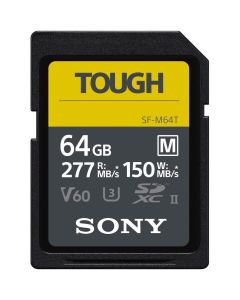 Cartão de Memória SDXC Sony SF-M TOUGH 64GB UHS-II 277MB/s