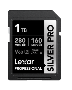 Cartão de Memória SDXC Lexar Professional Silver Pro 1TB UHS-II 280MB/s