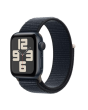 Apple Watch SE 2 44mm, GPS, Alumínio Midnight, Pulseira Loop Midnight