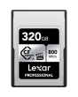 Cartão de Memória CFexpress Lexar Profissional Silver 320GB Type A 800MB/s