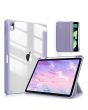 Capa Transparente iPad Air com Suporte para Pencil -Roxo