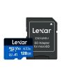 Cartão de Memória MicroSDXC Lexar Blue 128GB 633x UHS-I 100MB/s