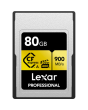 Cartão de Memória CFexpress Lexar Profissional Gold 80GB Type A 900MB/s