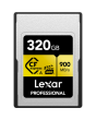 Cartão de Memória CFexpress Lexar Profissional Gold 320GB Type A 900MB/s