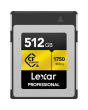 Cartão de Memória CFexpress Lexar Profissional Gold 512GB Type B 1750MB/s