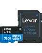 Cartão de Memória MicroSDHC Lexar Blue 32GB 633x UHS-I 100MB/s