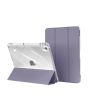 Capa Transparente iPad 10 com Suporte para Pencil - Roxo