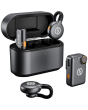 Microfone Wireless Hollyland Lark M2S DUO Mini Combo com conector para Câmera e Dispositivos Móveis (USB-C)