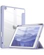 Capa Transparente iPad 7ª,8ª,9ª com Suporte para Pencil - Lavanda