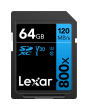 Cartão de Memória SDXC Lexar Blue 64GB 800x UHS-I 120MB/s