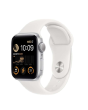 Apple Watch SE 2 40mm, GPS, Alumínio Silver, Pulseira Esportiva White