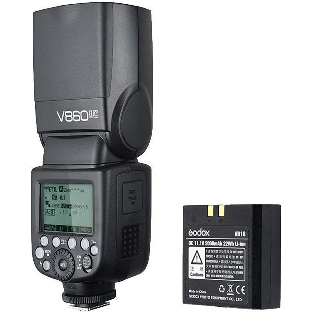 Flash Godox VING V860III C TTL com Bateria para Canon